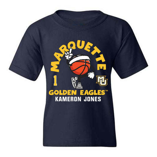 Marquette - NCAA Men's Basketball : Kameron Jones - Youth T-Shirt Fashion Shersey