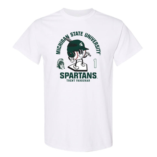 Michigan State - NCAA Baseball : Trent Farquhar - T-Shirt Fashion Shersey