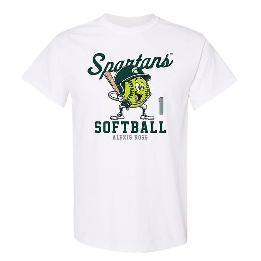 Michigan State - NCAA Softball : Alexis Ross - T-Shirt Fashion Shersey