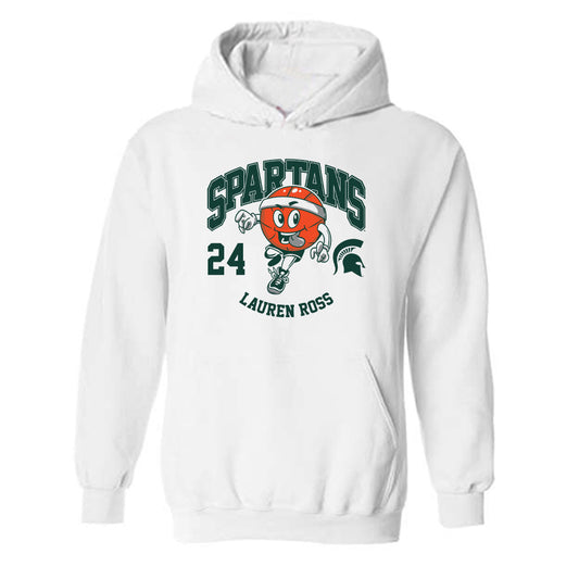 Michigan State - NCAA Women's Basketball : Lauren Ross - Hooded Sweatshirt Fashion Shersey