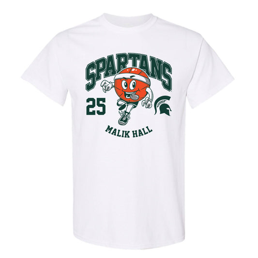 Michigan State - NCAA Men's Basketball : Malik Hall - T-Shirt Fashion Shersey