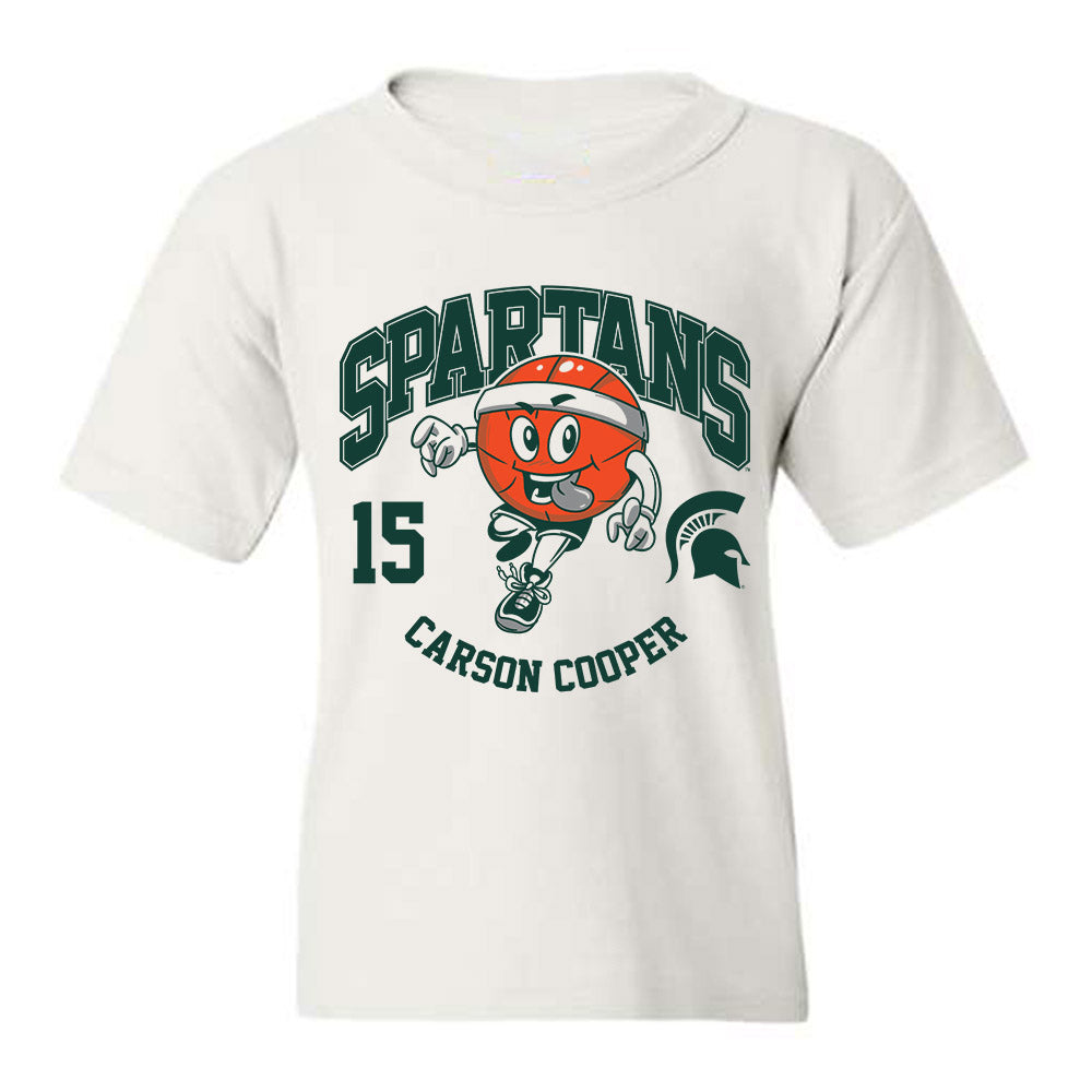 Michigan State - NCAA Men's Basketball : Carson Cooper - Youth T-Shirt Fashion Shersey