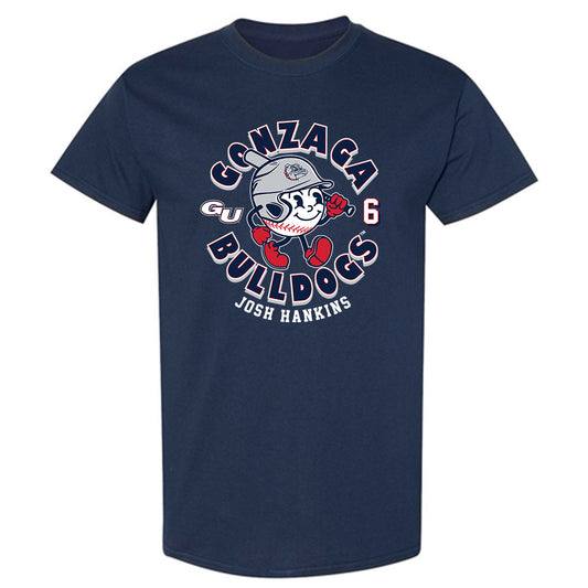 Gonzaga - NCAA Baseball : Josh Hankins - T-Shirt Fashion Shersey