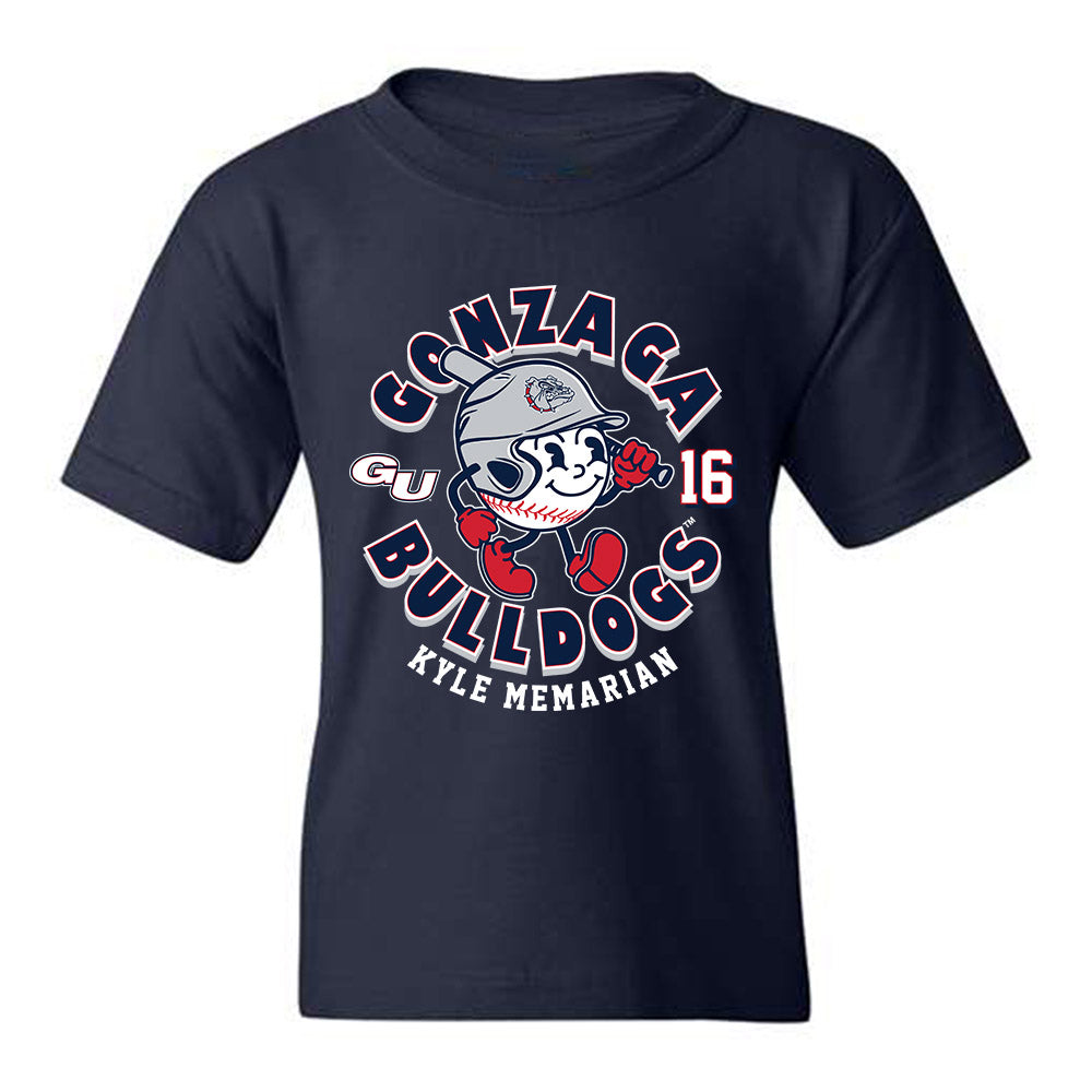 Gonzaga - NCAA Baseball : Kyle Memarian - Youth T-Shirt Fashion Shersey