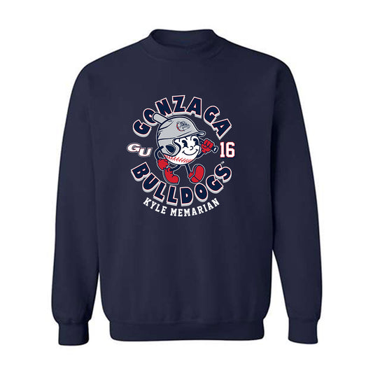 Gonzaga - NCAA Baseball : Kyle Memarian - Crewneck Sweatshirt Fashion Shersey