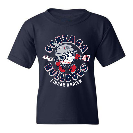 Gonzaga - NCAA Baseball : Finbar O'Brien - Youth T-Shirt Fashion Shersey