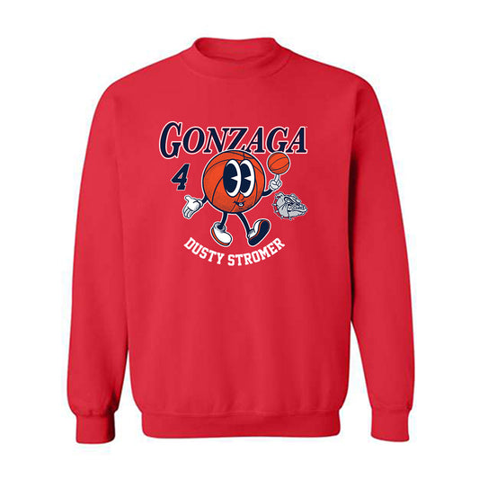 Gonzaga - NCAA Men's Basketball : Dusty Stromer - Crewneck Sweatshirt Fashion Shersey