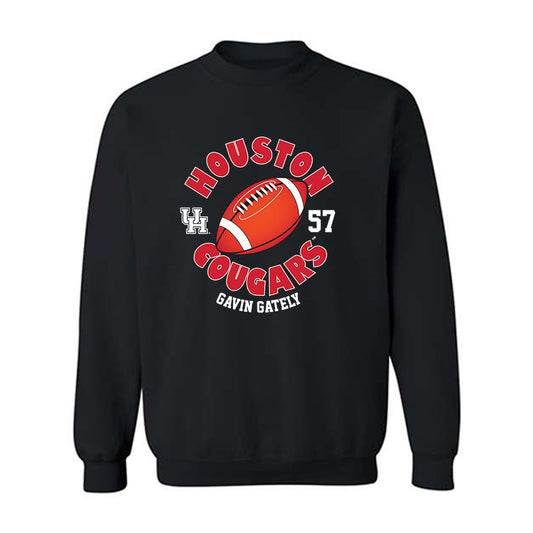 Houston - NCAA Football : Gavin Gately - Red Fashion Shersey Sweatshirt