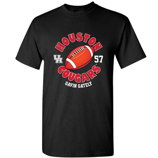 Houston - NCAA Football : Gavin Gately - Red Fashion Shersey Short Sleeve T-Shirt