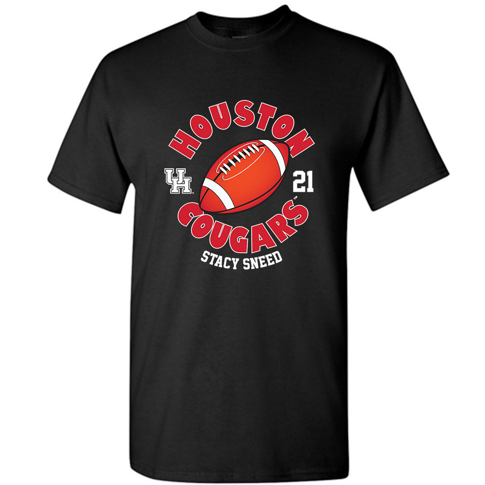 Houston - NCAA Football : Stacy Sneed - Red Fashion Shersey Short Sleeve T-Shirt