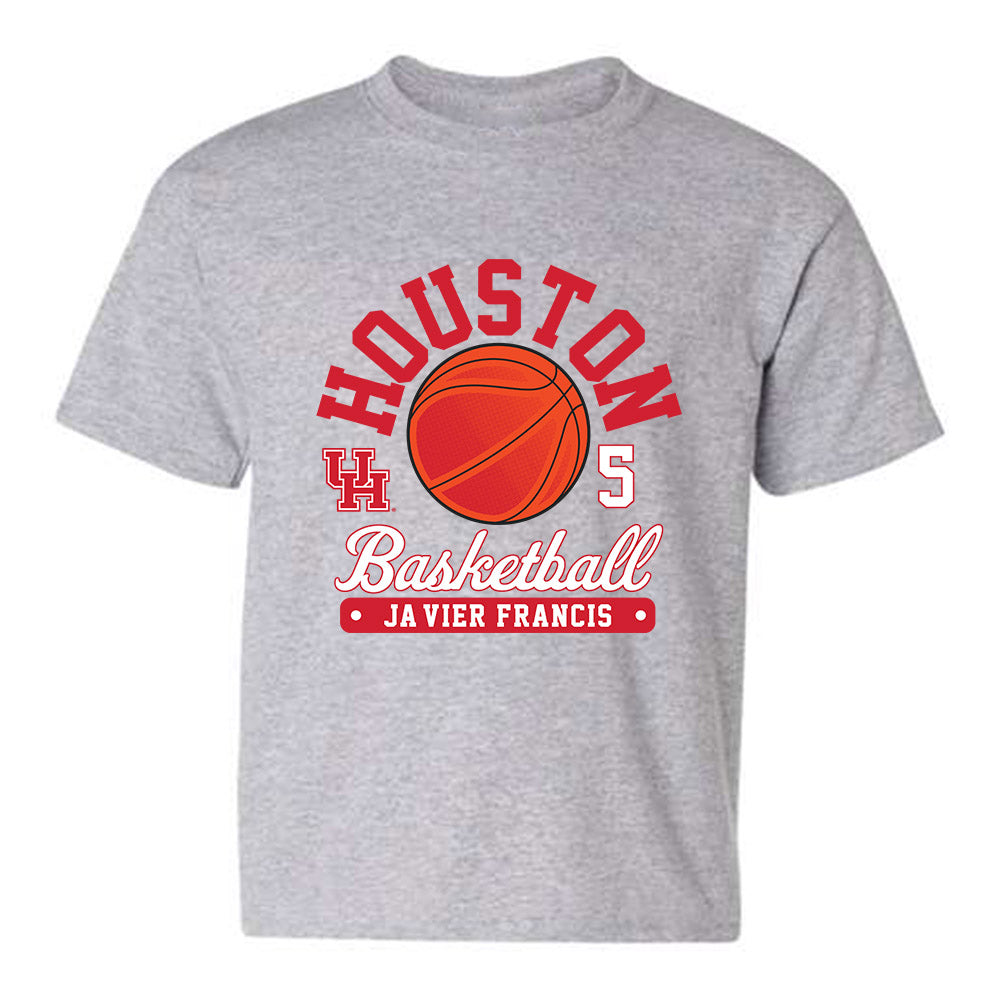 Houston - NCAA Men's Basketball : Ja'Vier Francis - Youth T-Shirt Fashion Shersey