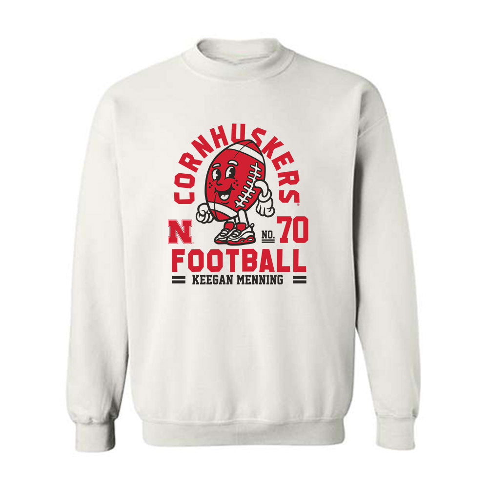 Nebraska - NCAA Football : Keegan Menning - Sweatshirt