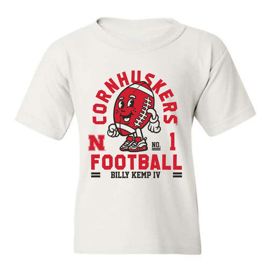 Nebraska - NCAA Football : Billy Kemp IV - Youth T-Shirt