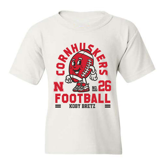 Nebraska - NCAA Football : Koby Bretz Fashion Shersey Youth T-Shirt