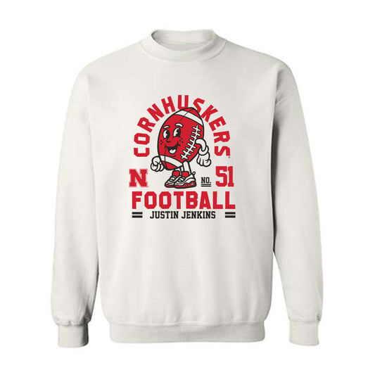 Nebraska - NCAA Football : Justin Jenkins Fashion Shersey Sweatshirt