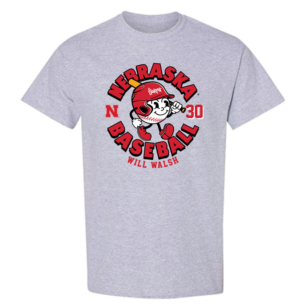 Nebraska - NCAA Baseball : Will Walsh - T-Shirt Fashion Shersey