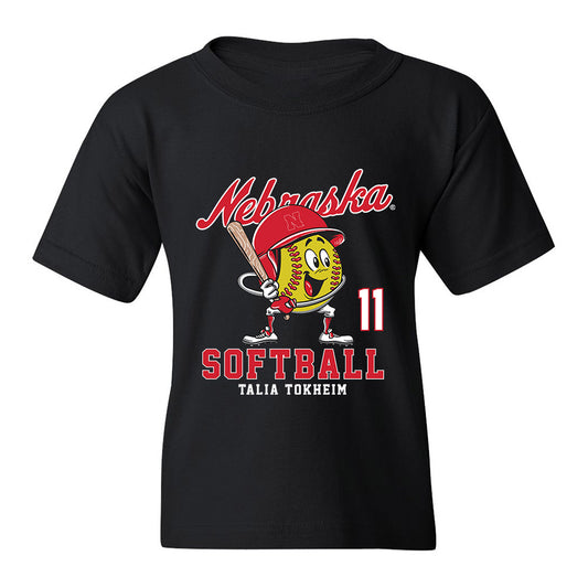 Nebraska - NCAA Softball : Talia Tokheim - Youth T-Shirt Fashion Shersey