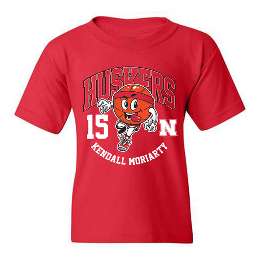 Nebraska - NCAA Women's Basketball : Kendall Moriarty Fashion Shersey Youth T-Shirt