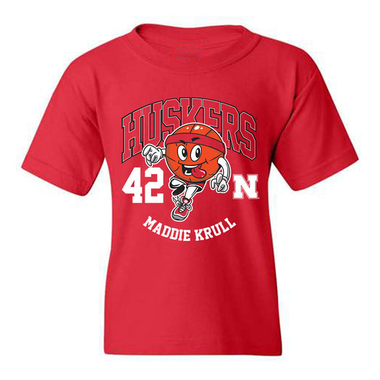 Nebraska - NCAA Women's Basketball : Maddie Krull - Youth T-Shirt Fashion Shersey