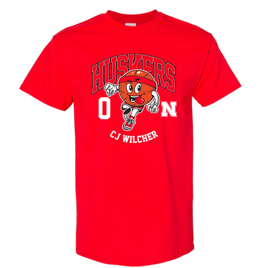 Nebraska - NCAA Men's Basketball : CJ Wilcher Fashion Shersey Short Sleeve T-Shirt