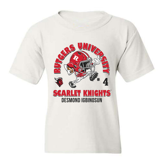 Rutgers - NCAA Football : Desmond Igbinosun - Fashion Shersey Youth T-Shirt