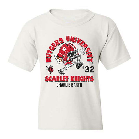 Rutgers - NCAA Football : Charlie Barth - Fashion Shersey Youth T-Shirt