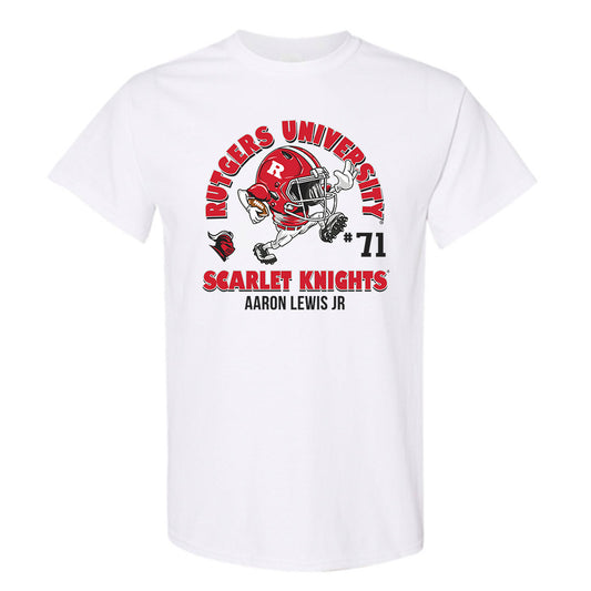 Rutgers - NCAA Football : Aaron Lewis Jr - Fashion Shersey Short Sleeve T-Shirt