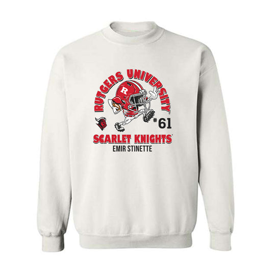 Rutgers - NCAA Football : Emir Stinette - Fashion Shersey Sweatshirt