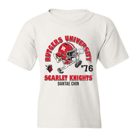 Rutgers - NCAA Football : Dantae Chin - Fashion Shersey Youth T-Shirt