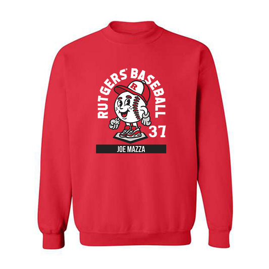 Rutgers - NCAA Baseball : Joe Mazza - Crewneck Sweatshirt Fashion Shersey