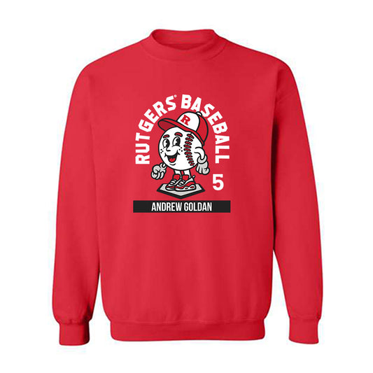 Rutgers - NCAA Baseball : Andrew Goldan Fashion Shersey Sweatshirt