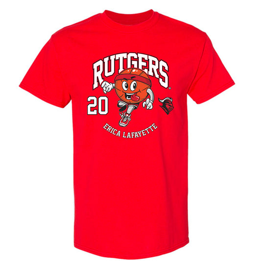 Rutgers - NCAA Women's Basketball : Erica Lafayette - T-Shirt Fashion Shersey