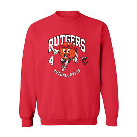 Rutgers - NCAA Women's Basketball : Antonia Bates - Crewneck Sweatshirt Fashion Shersey