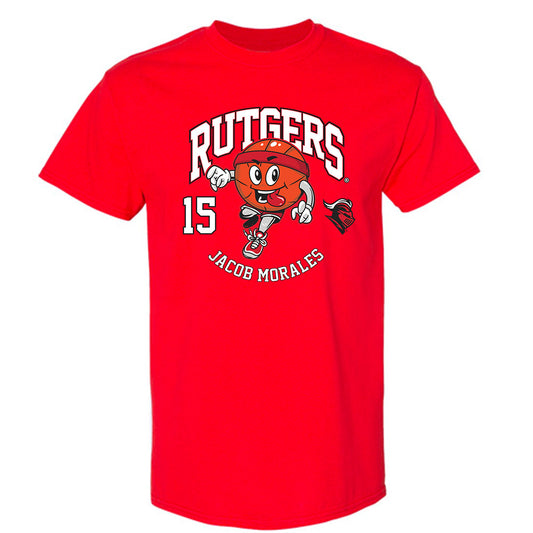 Rutgers - NCAA Men's Basketball : Jacob Morales - T-Shirt Fashion Shersey