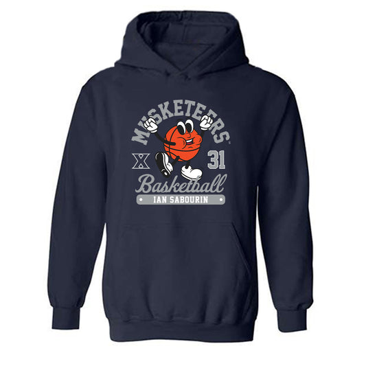 Xavier - NCAA Men's Basketball : Ian Sabourin - Hooded Sweatshirt Fashion Shersey