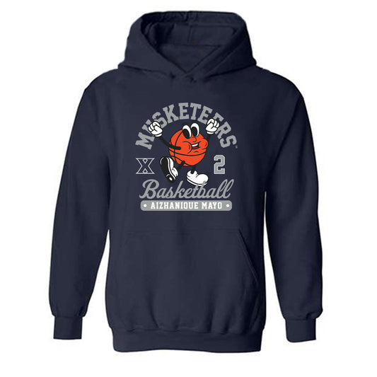 Xavier - NCAA Women's Basketball : Aizhanique Mayo - Hooded Sweatshirt Fashion Shersey