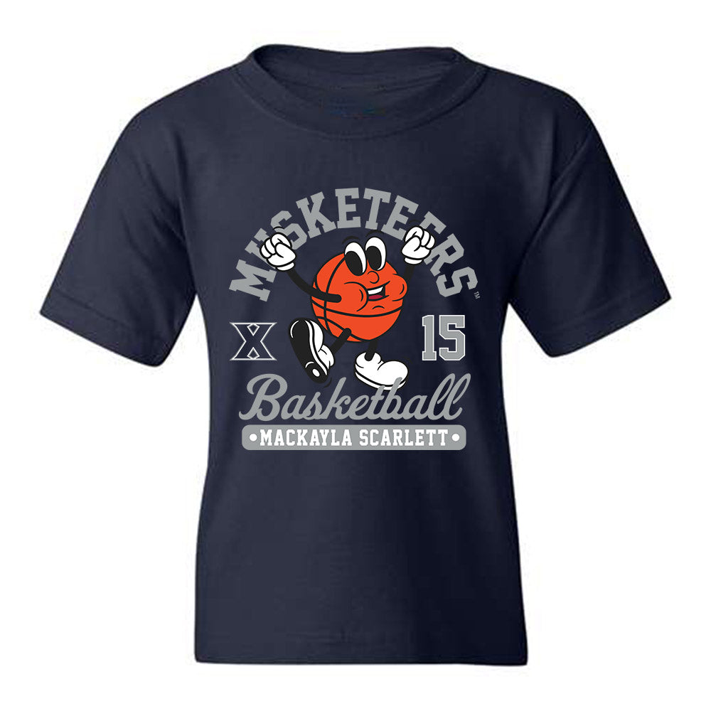 Xavier - NCAA Women's Basketball : Mackayla Scarlett - Youth T-Shirt Fashion Shersey