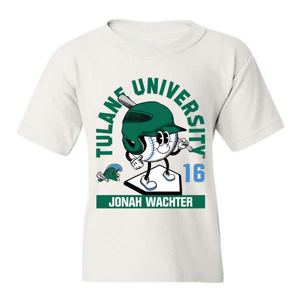 Tulane - NCAA Baseball : Jonah Wachter - Youth T-Shirt Fashion Shersey