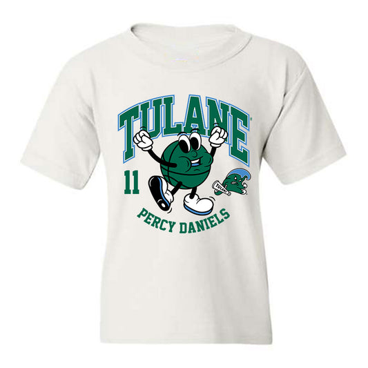 Tulane - NCAA Men's Basketball : Percy Daniels - Youth T-Shirt Fashion Shersey