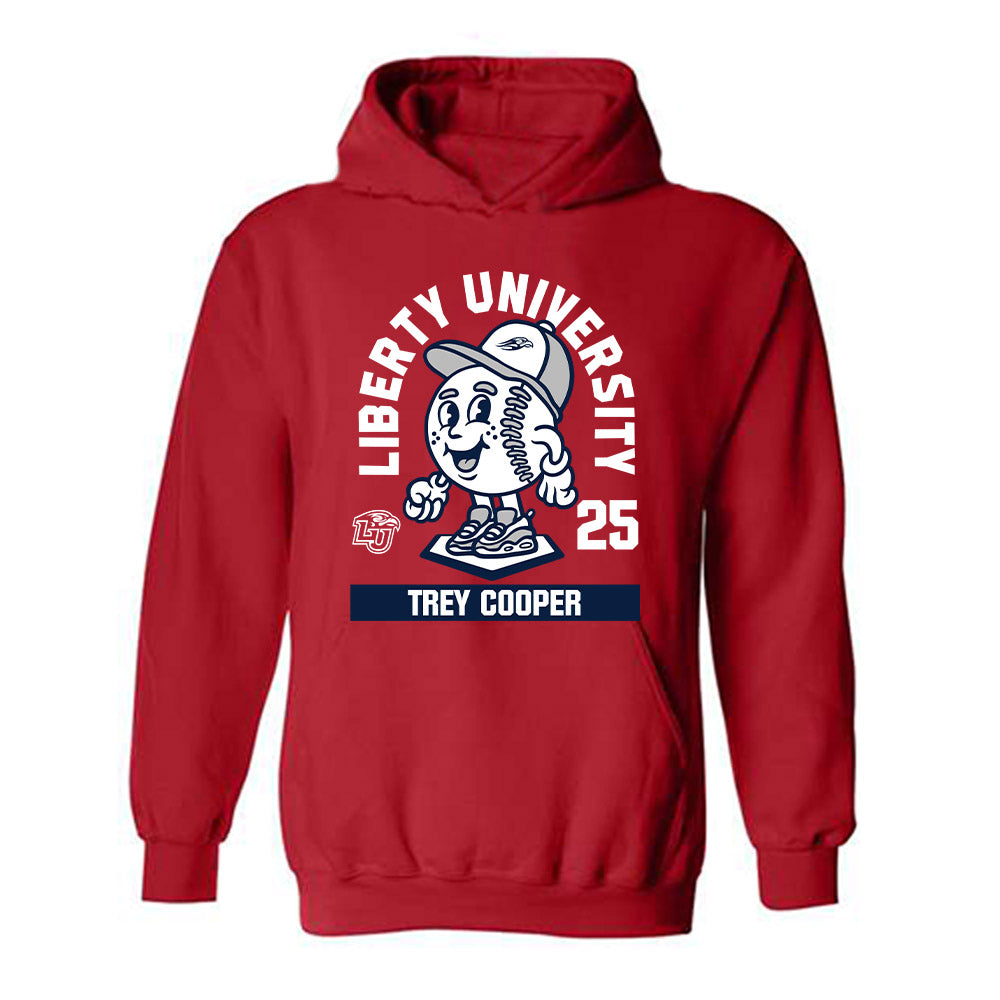 Liberty - NCAA Baseball : Trey Cooper - Hooded Sweatshirt Fashion Shersey