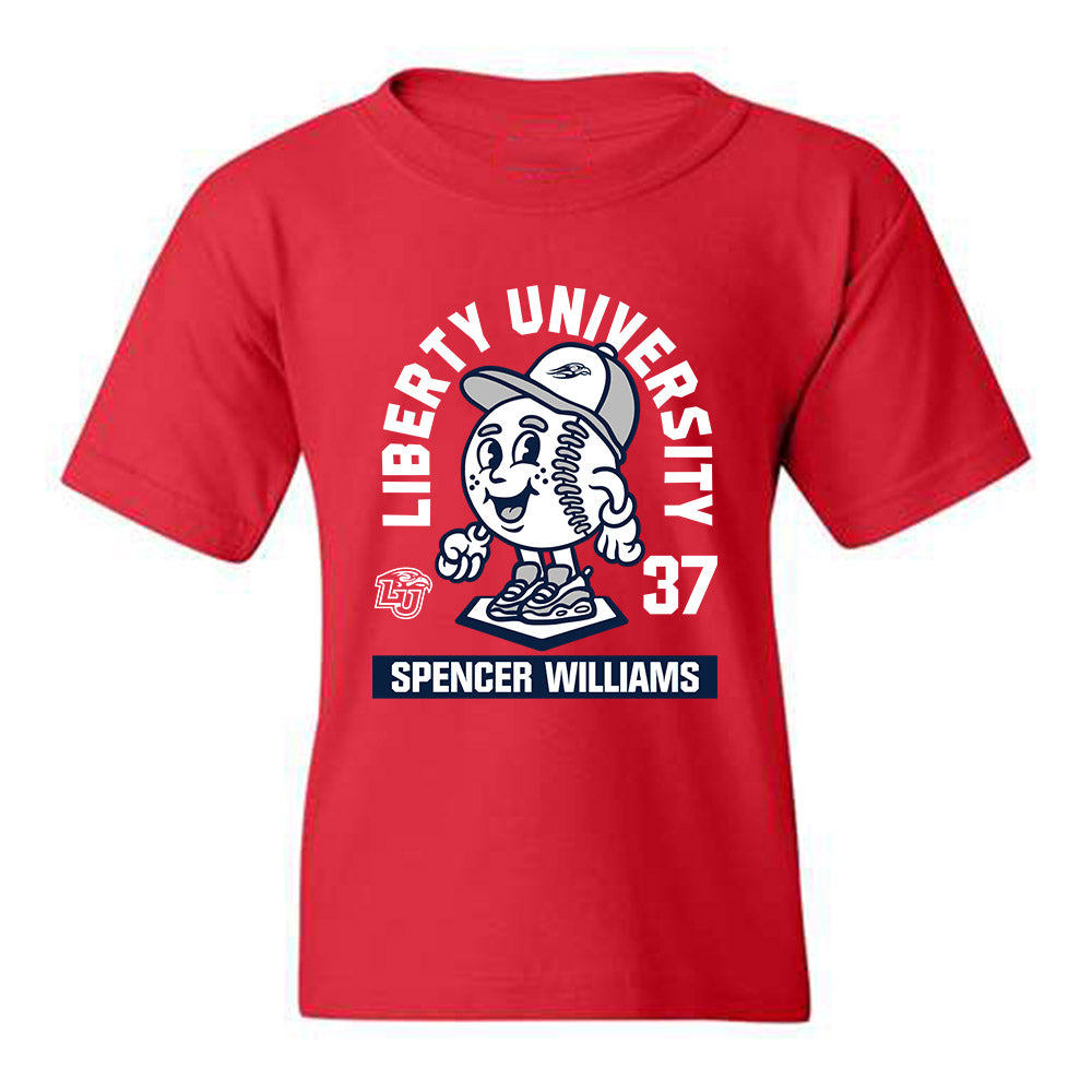 Liberty - NCAA Baseball : Spencer Williams - Youth T-Shirt Fashion Shersey