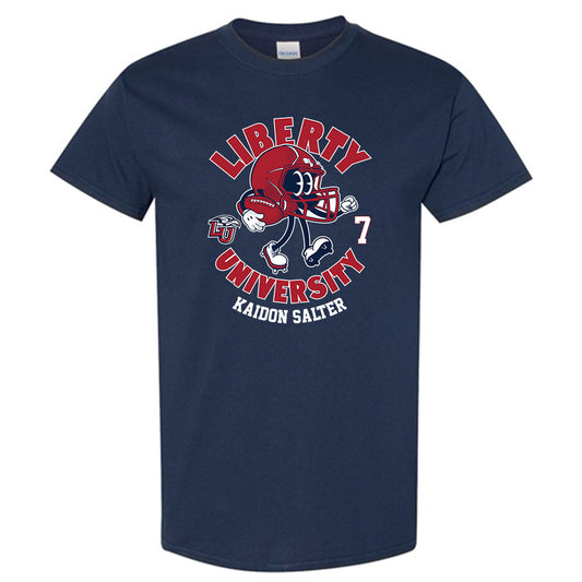 Liberty - NCAA Football : Kaidon Salter Fashion Shersey Short Sleeve T-Shirt