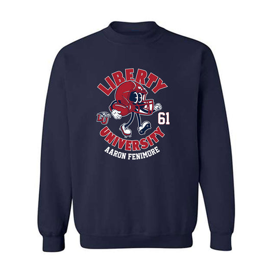 Liberty - NCAA Football : Aaron Fenimore Fashion Shersey Sweatshirt