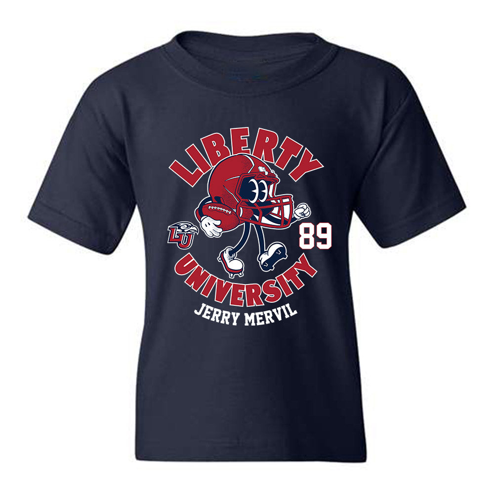 Liberty - NCAA Football : Jerry Mervil Fashion Shersey Youth T-Shirt