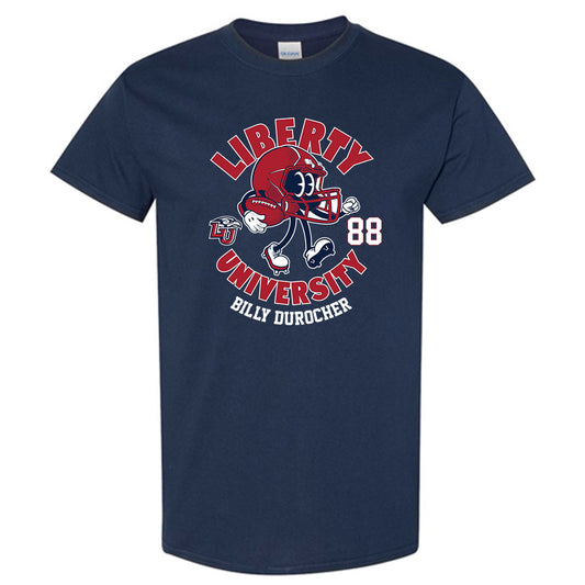 Liberty - NCAA Football : Billy Durocher Fashion Shersey Short Sleeve T-Shirt