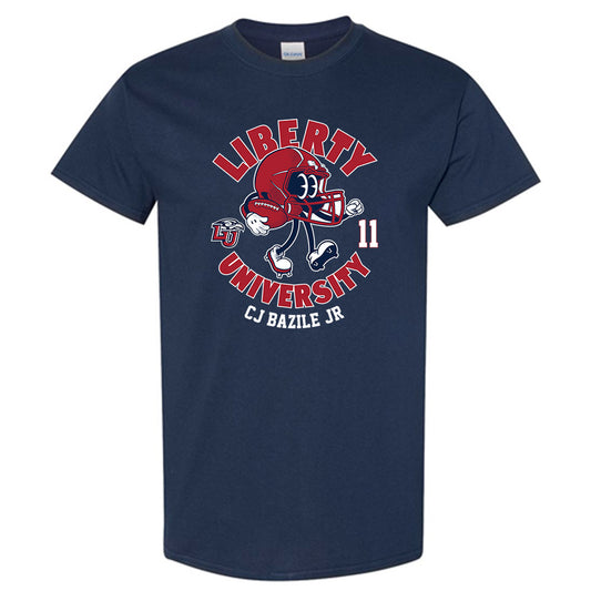 Liberty - NCAA Football : CJ Bazile Jr Fashion Shersey Short Sleeve T-Shirt