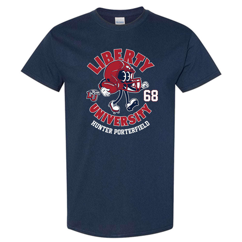 Liberty - NCAA Football : Hunter Porterfield Fashion Shersey Short Sleeve T-Shirt