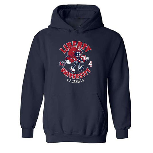 Liberty - NCAA Football : Cj Daniels Fashion Shersey Hooded Sweatshirt