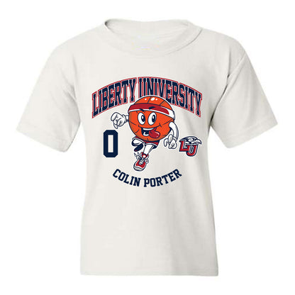 Liberty - NCAA Men's Basketball : Colin Porter - Youth T-Shirt Fashion Shersey