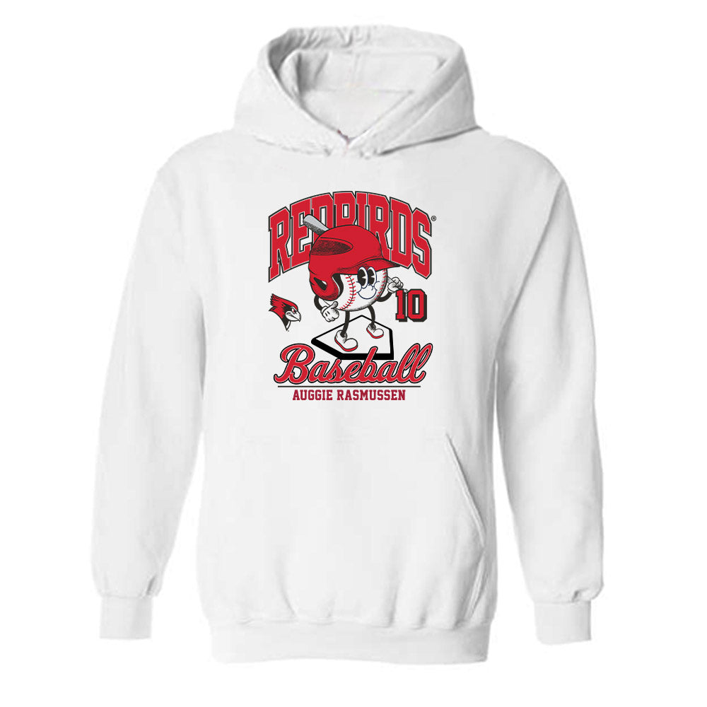 Illinois State - NCAA Baseball : Auggie Rasmussen - Fashion Shersey Hooded Sweatshirt